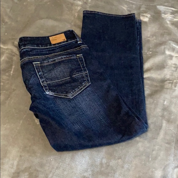 American Eagle Artist Crop Jeans- 00 - Picture 2 of 6